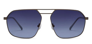 Gold Aviator Full Rim Men Sunglasses by John Jacobs-211701