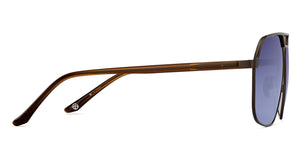Gold Aviator Full Rim Men Sunglasses by John Jacobs-211701