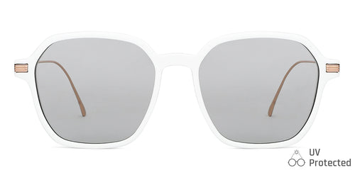 White Square Full Rim Women Sunglasses by John Jacobs-147593