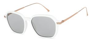 White Square Full Rim Women Sunglasses by John Jacobs-147593