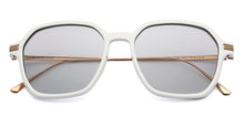 Load image into Gallery viewer, White Square Full Rim Women Sunglasses by John Jacobs-147593