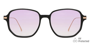 Black Square Full Rim Women Sunglasses by John Jacobs-147595