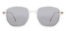 Load image into Gallery viewer, White Square Full Rim Unisex Sunglasses by John Jacobs-147596