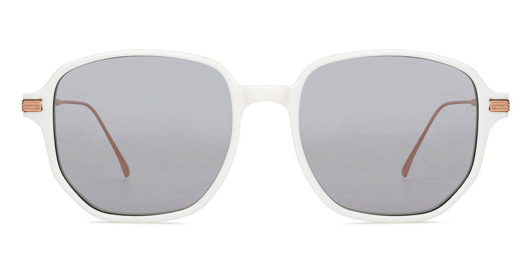 White Square Full Rim Unisex Sunglasses by John Jacobs-147596