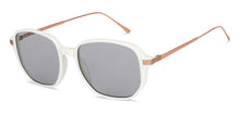 Load image into Gallery viewer, White Square Full Rim Unisex Sunglasses by John Jacobs-147596