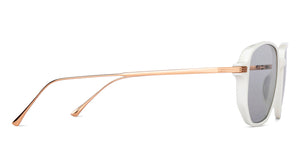 White Square Full Rim Unisex Sunglasses by John Jacobs-147596