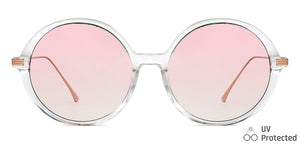 Transparent Round Full Rim Women Sunglasses by John Jacobs-147599