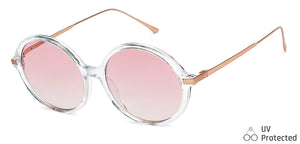 Transparent Round Full Rim Women Sunglasses by John Jacobs-147599