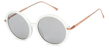 Load image into Gallery viewer, White Round Full Rim Unisex Sunglasses by John Jacobs-147600