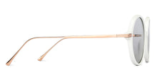 Load image into Gallery viewer, White Round Full Rim Unisex Sunglasses by John Jacobs-147600