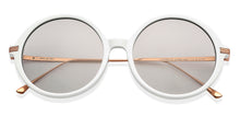 Load image into Gallery viewer, White Round Full Rim Unisex Sunglasses by John Jacobs-147600
