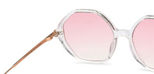 Load image into Gallery viewer, Transparent Hexagonal Full Rim Women Sunglasses by John Jacobs-147603