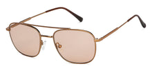 Load image into Gallery viewer, Gold Rectangle Full Rim Unisex Sunglasses by John Jacobs-147917