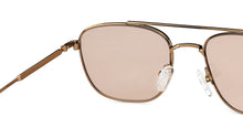 Load image into Gallery viewer, Gold Rectangle Full Rim Unisex Sunglasses by John Jacobs-147917