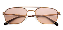 Load image into Gallery viewer, Gold Rectangle Full Rim Unisex Sunglasses by John Jacobs-147917