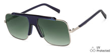 Load image into Gallery viewer, Silver Square Full Rim Unisex Sunglasses by John Jacobs JJ-148210