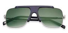 Load image into Gallery viewer, Silver Square Full Rim Unisex Sunglasses by John Jacobs JJ-148210