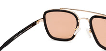 Load image into Gallery viewer, Gold Rectangle Full Rim Unisex Sunglasses by John Jacobs-148213