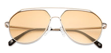 Load image into Gallery viewer, Silver Aviator Full Rim Unisex Sunglasses by John Jacobs-148216