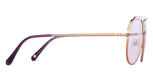Load image into Gallery viewer, Gold Aviator Full Rim Unisex Sunglasses by John Jacobs-148218