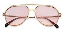 Load image into Gallery viewer, Gold Aviator Full Rim Unisex Sunglasses by John Jacobs-148218