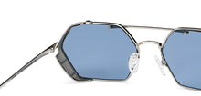 Load image into Gallery viewer, Silver Hexagonal Full Rim Unisex Sunglasses by John Jacobs-148222