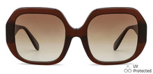 Load image into Gallery viewer, Brown Square Full Rim Women Sunglasses by John Jacobs-148229