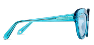 Sky Blue Cat Eye Full Rim Women Sunglasses by John Jacobs-148235