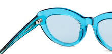 Load image into Gallery viewer, Sky Blue Cat Eye Full Rim Women Sunglasses by John Jacobs-148235