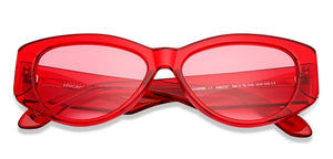 Maroon Cat Eye Full Rim Women Sunglasses by John Jacobs-148237
