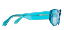 Load image into Gallery viewer, Blue Cat Eye Full Rim Women Sunglasses by John Jacobs-148239