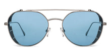 Load image into Gallery viewer, Silver Round Full Rim Unisex Sunglasses by John Jacobs-152188