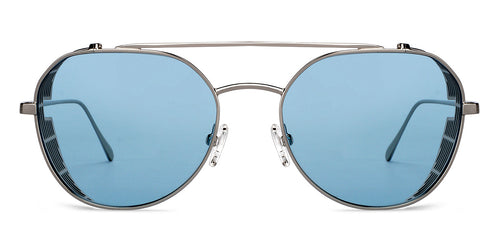 Silver Round Full Rim Unisex Sunglasses by John Jacobs-152188