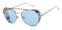 Load image into Gallery viewer, Silver Round Full Rim Unisex Sunglasses by John Jacobs-152188