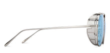 Load image into Gallery viewer, Silver Round Full Rim Unisex Sunglasses by John Jacobs-152188