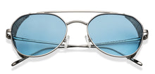 Load image into Gallery viewer, Silver Round Full Rim Unisex Sunglasses by John Jacobs-152188