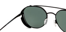 Load image into Gallery viewer, Black Round Full Rim Unisex Sunglasses by John Jacobs-152190