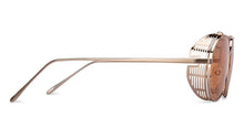 Load image into Gallery viewer, Gold Round Full Rim Unisex Sunglasses by John Jacobs-152191