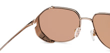 Load image into Gallery viewer, Gold Round Full Rim Unisex Sunglasses by John Jacobs-152191