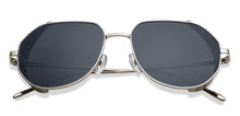 Load image into Gallery viewer, Silver Round Full Rim Unisex Sunglasses by John Jacobs-211677