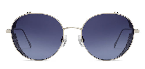 Silver Round Full Rim Unisex Sunglasses by John Jacobs-211678