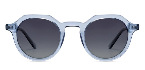 Grey Round Full Rim Unisex Sunglasses by John Jacobs-152266