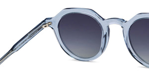 Grey Round Full Rim Unisex Sunglasses by John Jacobs-152266
