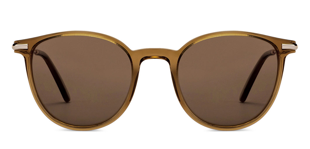 Brown Cat Eye Full Rim Women Sunglasses by John Jacobs-152271