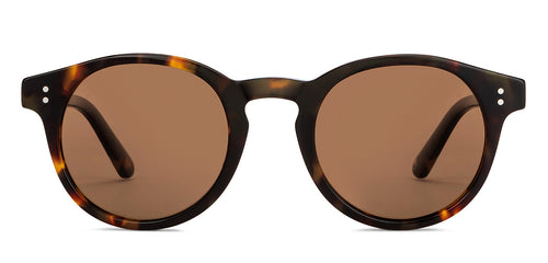 Tortoise Round Full Rim Unisex Sunglasses by John Jacobs-152277