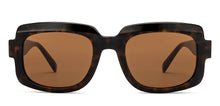 Load image into Gallery viewer, Tortoise Wayfarer Full Rim Unisex Sunglasses by John Jacobs-201674