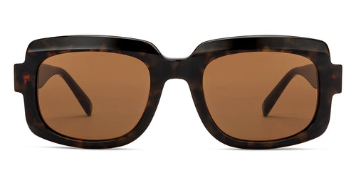 Tortoise Wayfarer Full Rim Unisex Sunglasses by John Jacobs-201674