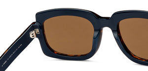 Tortoise Wayfarer Full Rim Unisex Sunglasses by John Jacobs-201674