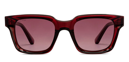 Maroon Wayfarer Full Rim Unisex Sunglasses by John Jacobs-210235