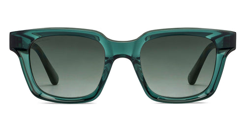 Green Wayfarer Full Rim Unisex Sunglasses by John Jacobs-210236